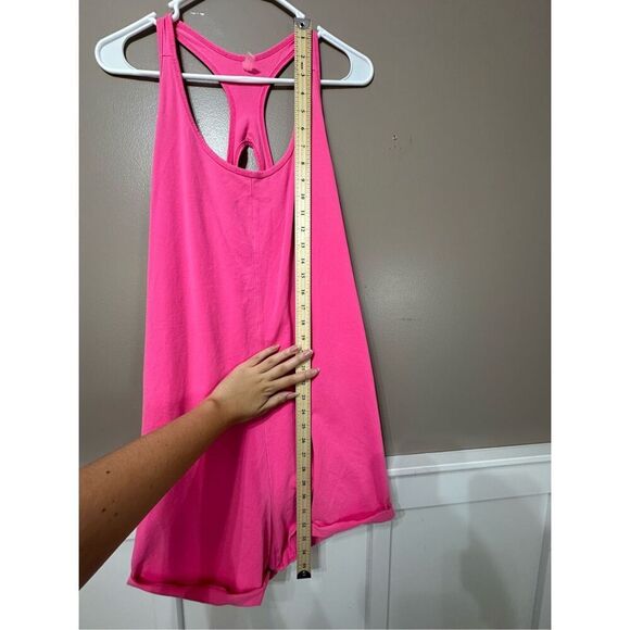 Free People Movement Hot Shot Shorts Hot Pink One Piece Romper Women's Small - Picture 9 of 13